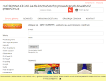 Tablet Screenshot of cedar24.pl